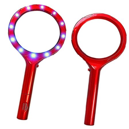 HOME PLUS LED Round Magnifying Glass 12 pk HD0048